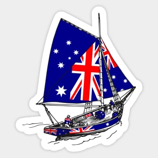 Vintage Australia Ship of Stand with Australia Sticker